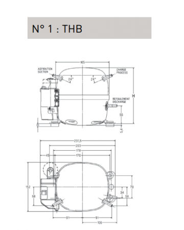 Schema tehnică THB (technical drawing)